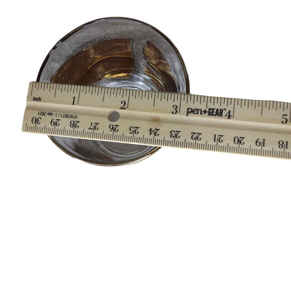 Vintage Old Taylor 86 Gold & Clear Kentucky Straight Bourbon Whiskey Glasses Set - Picture 4 of 11